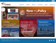 Tablet Screenshot of citizensfla.com